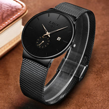 Charger l'image dans la galerie, Montre Lige Black-Lines© pour Homme - Montres Lige Officiel