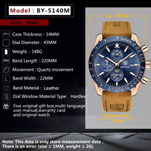 Charger l'image dans la galerie, La montre partenaire Benyar Sauvage© pour Homme - Montres Lige Officiel