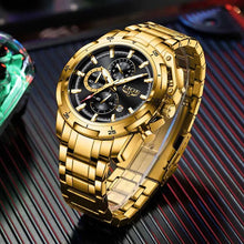 Charger l'image dans la galerie, LIGE 2023 New Gold Watch For Women Fashion Watches Ladies Creative Steel Women's Bracelet Watches Female Waterproof Clock - Montres Lige Officiel
