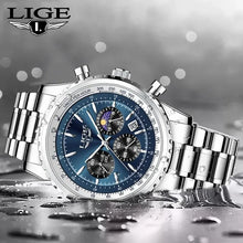 Charger l'image dans la galerie, Montre Lige Chronographe© pour Homme - Montres Lige Officiel