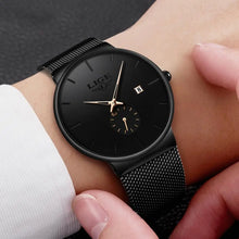 Charger l'image dans la galerie, Montre Lige Black-Lines© pour Homme - Montres Lige Officiel
