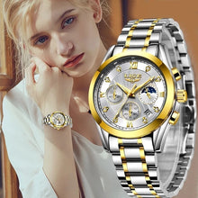 Charger l'image dans la galerie, LIGE 2023 New Fashion Watch Women Watches Ladies Creative Steel Women Bracelet Watches Female Waterproof Clocks Relogio Feminino - Montres Lige Officiel
