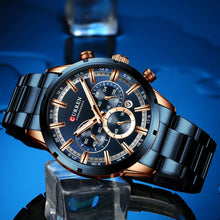 Charger l'image dans la galerie, La montre partenaire Curren L'Inoxydable© pour Homme - Montres Lige Officiel

